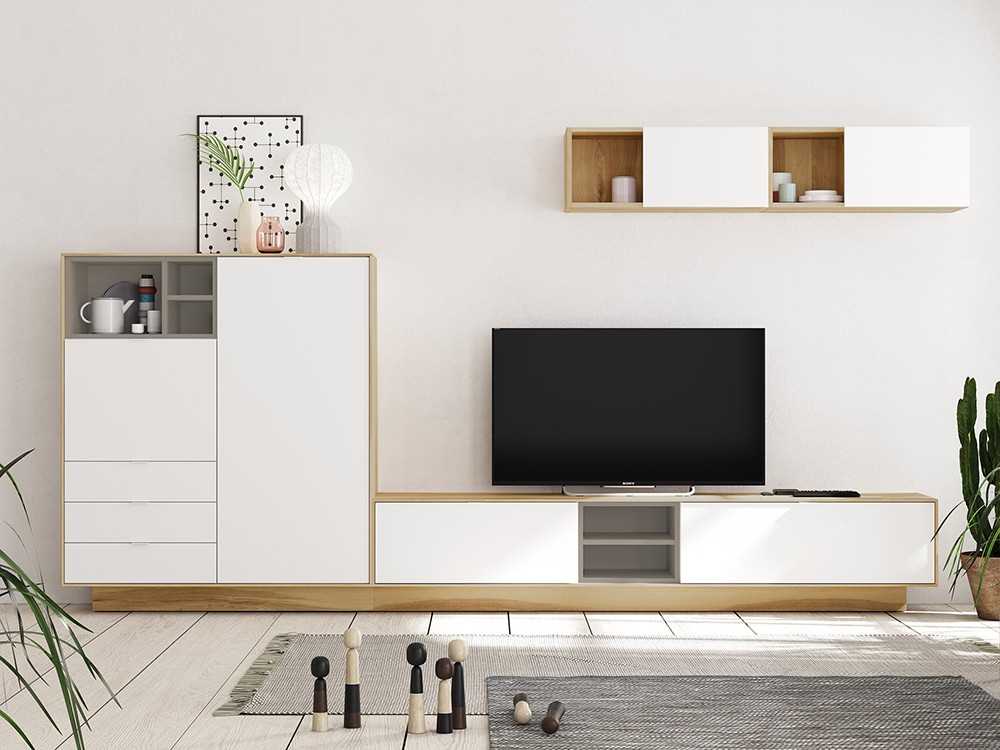 Composición de mueble para tv Natur 09 de Tegar Mobel - 2