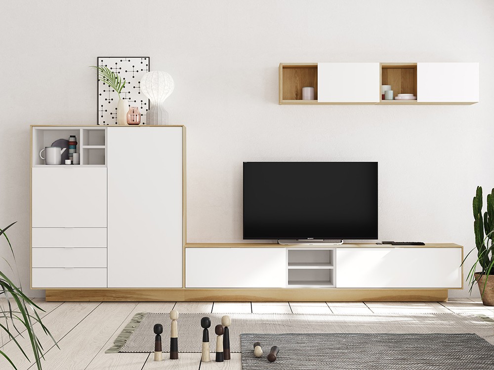 Composición de mueble para tv Natur 09 de Tegar Mobel - 1