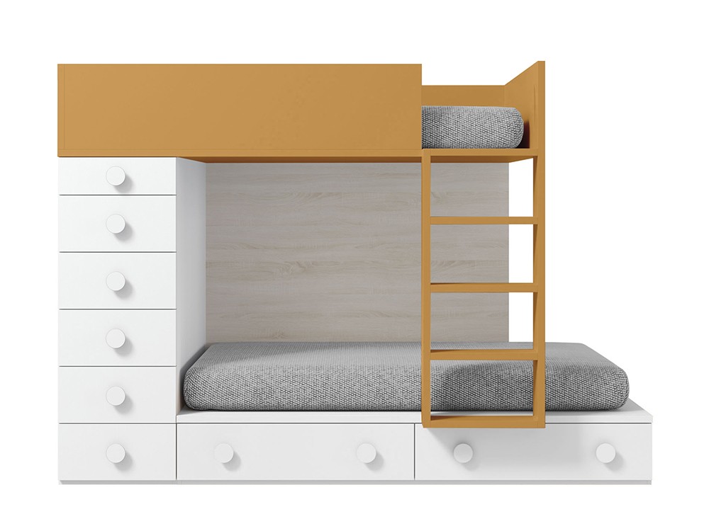 Litera tren Vitta con cajones de Tegar Mobel - 2