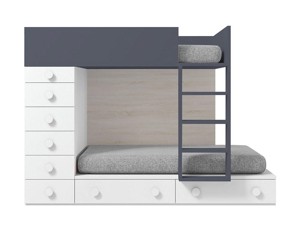 Litera tren Vitta con cajones de Tegar Mobel - 4