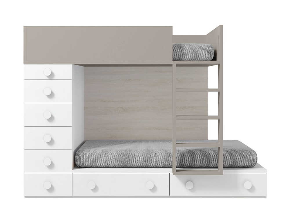 Litera tren Vitta con cajones de Tegar Mobel - 9
