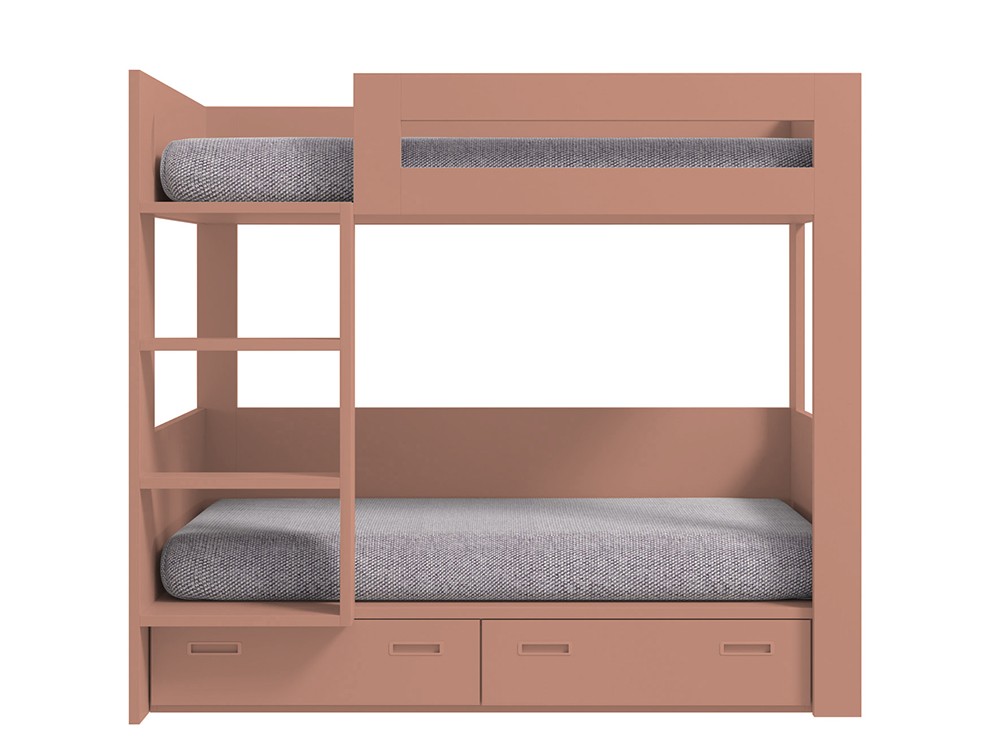 Litera Vitta Colors con dos cajones de Tegar Mobel - 10