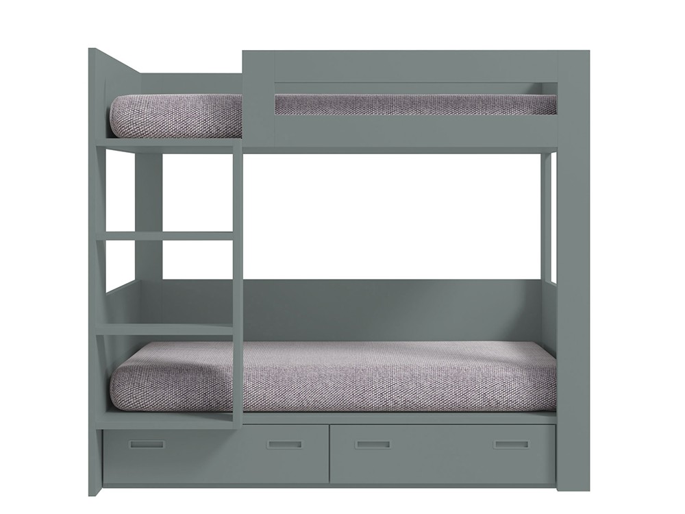 Litera Vitta Colors con dos cajones de Tegar Mobel - 15