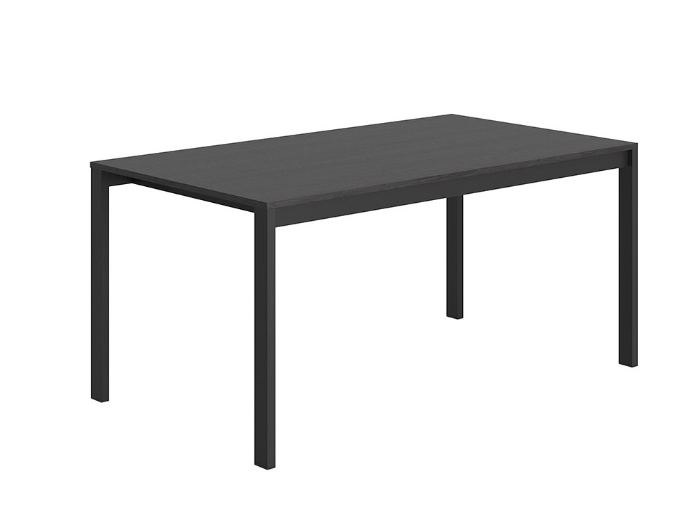 Mesa de comedor fija con estructura de metal y sobre de madera Muss de Tegar Mobel - 4