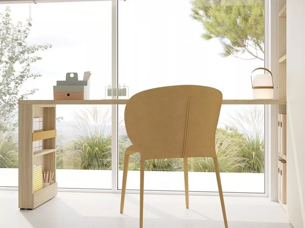 Dormitorio con cama abatible horizontal de 90cm Flow de jotajotape - 8