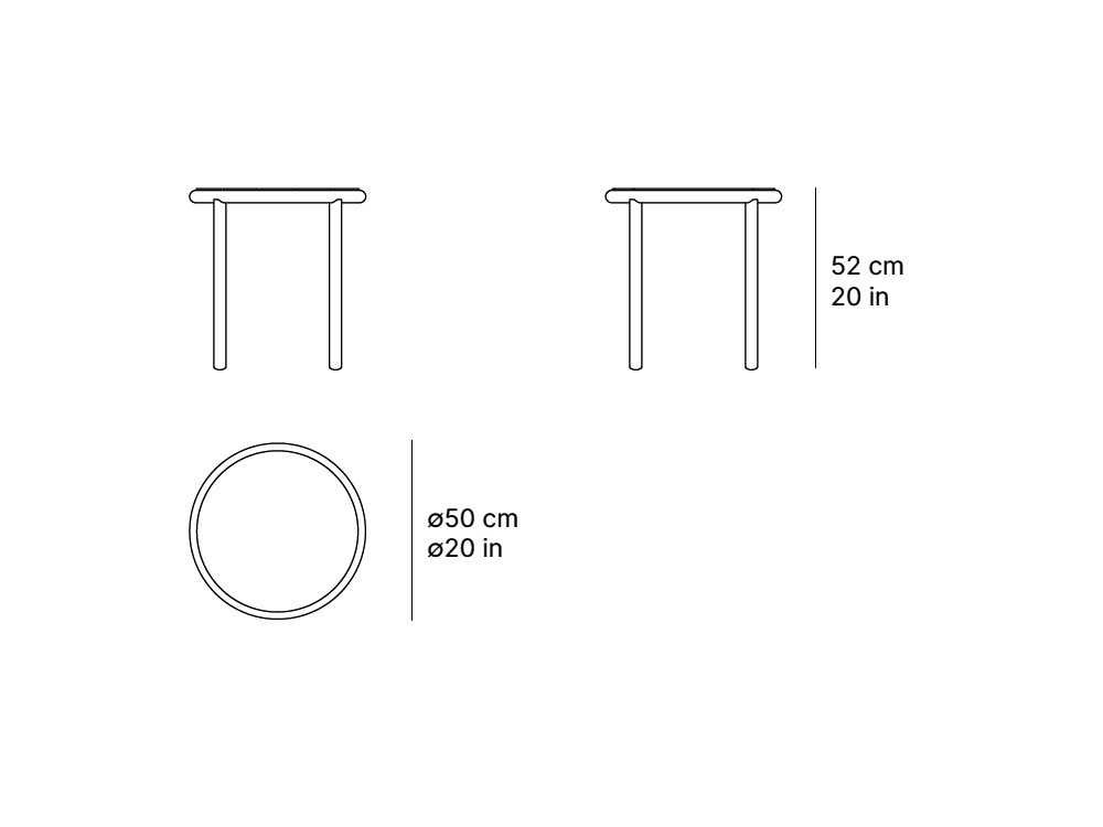 Mesa auxiliar para salón exterior Tempo de SKLD - 4