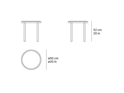 Mesa auxiliar para salón exterior Tempo de SKLD - 4