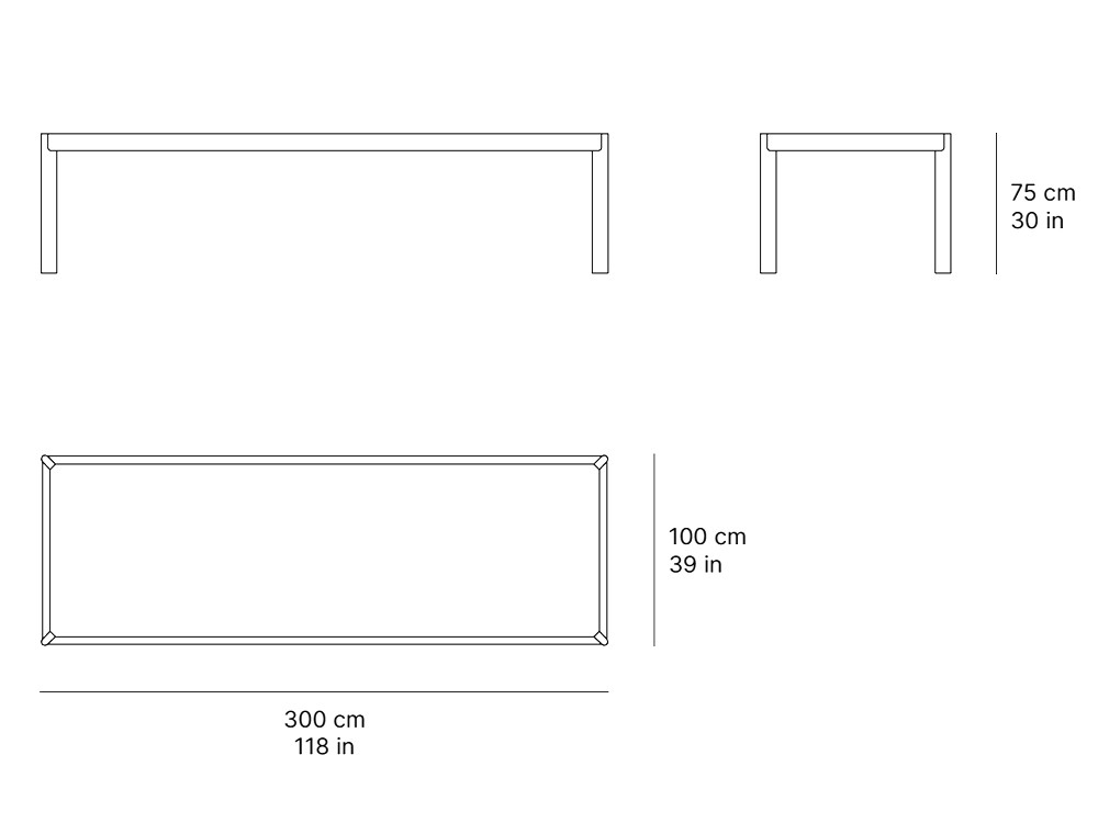 Mesa de comedor exterior Tempo de SKLD - 4