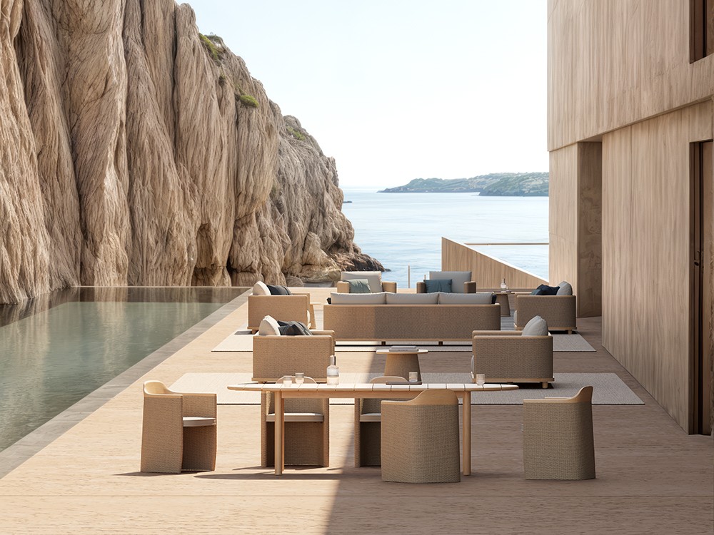 Sillón de comedor exterior Umbra de SKLD - 5