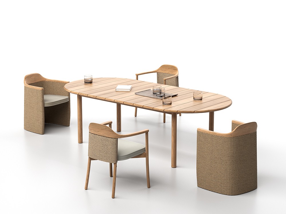 Mesa ovalada de comedor Umbra de SKLD - 4