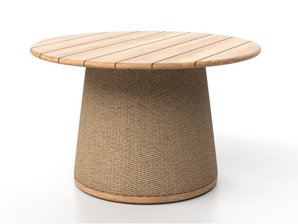 Mesa redonda de comedor exterior Umbra de SKLD - 1
