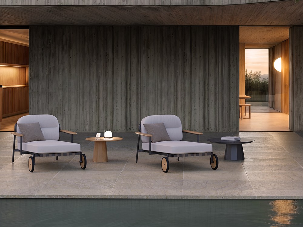 Tumbona con ruedas Lacus de SKLD - 5