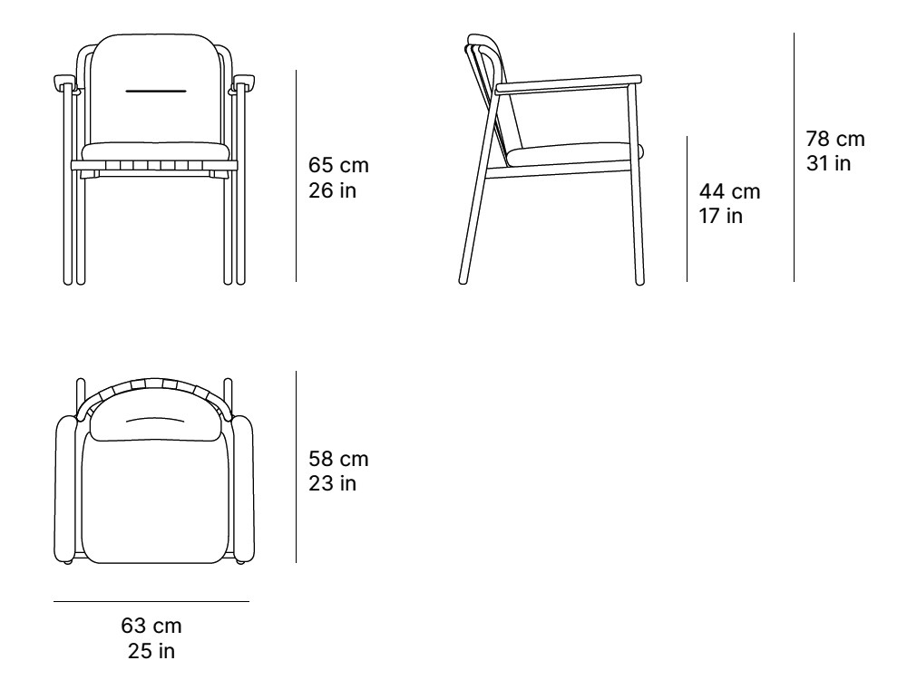 Silla de comedor exterior Lacus de SKLD - 3