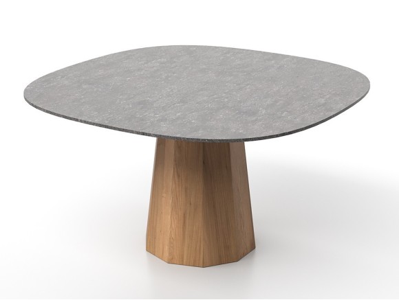 Mesa cuadrada para comedor exterior Lacus Dekton de SKLD - 1