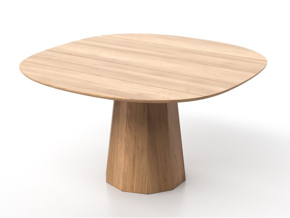 Mesa cuadrada para comedor de jardín Lacus  Teca de SKLD - 1