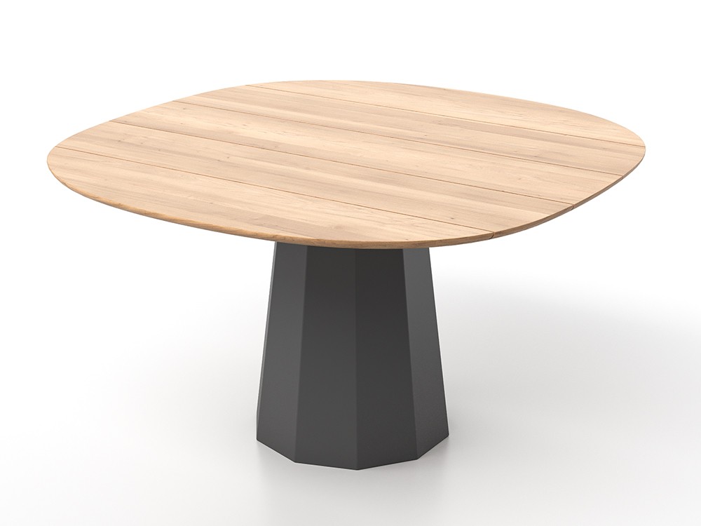 Mesa cuadrada para comedor de jardín Lacus  Teca de SKLD - 3