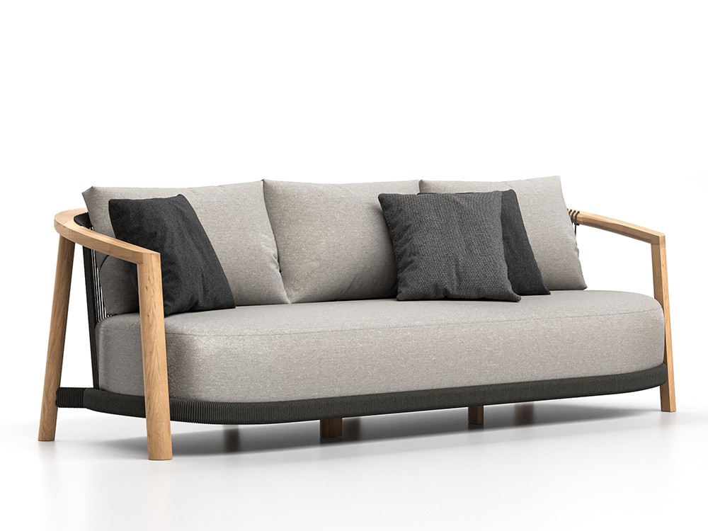 Sofá de dos o tres plazas para salón exterior Lenis de SKLD muebles de jardín - 3