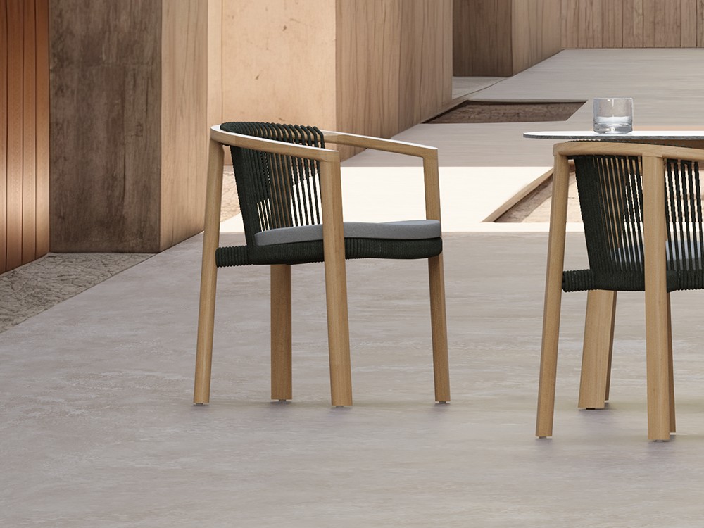 Silla para comedor exterior Lenis de SKLD muebles premium de jardín - 4