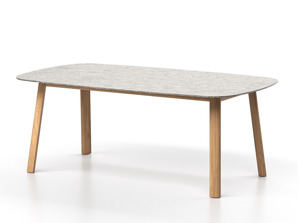 Mesa de comedor para terraza o jardín Lenis Dekton de SKLD muebles de exterior premium - 2