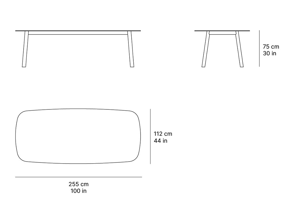 Mesa de comedor para terraza o jardín Lenis Dekton de SKLD muebles de exterior premium - 5