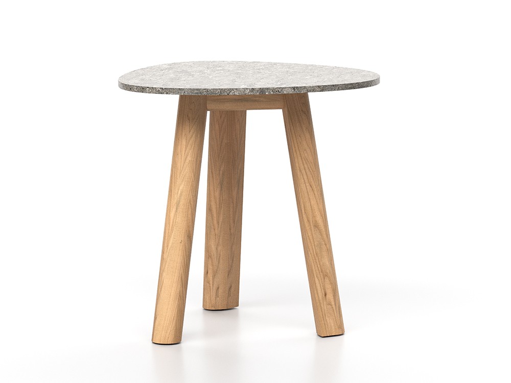 Mesa auxiliar para terraza o jardín Lenis Dekton de SKLD muebles de exterior premium - 1