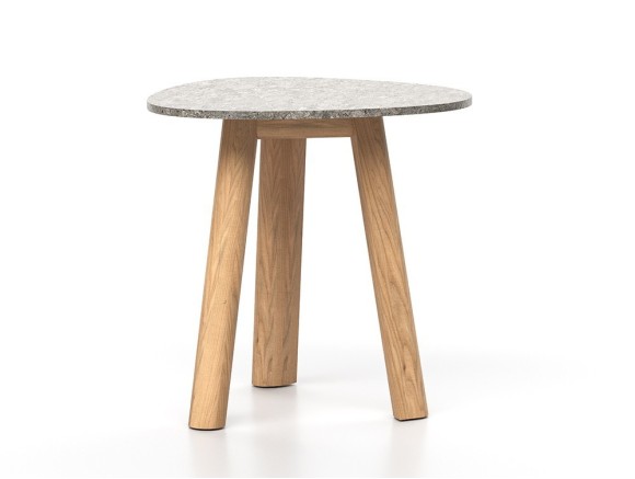 Mesa auxiliar para terraza o jardín Lenis Dekton de SKLD muebles de exterior premium - 1