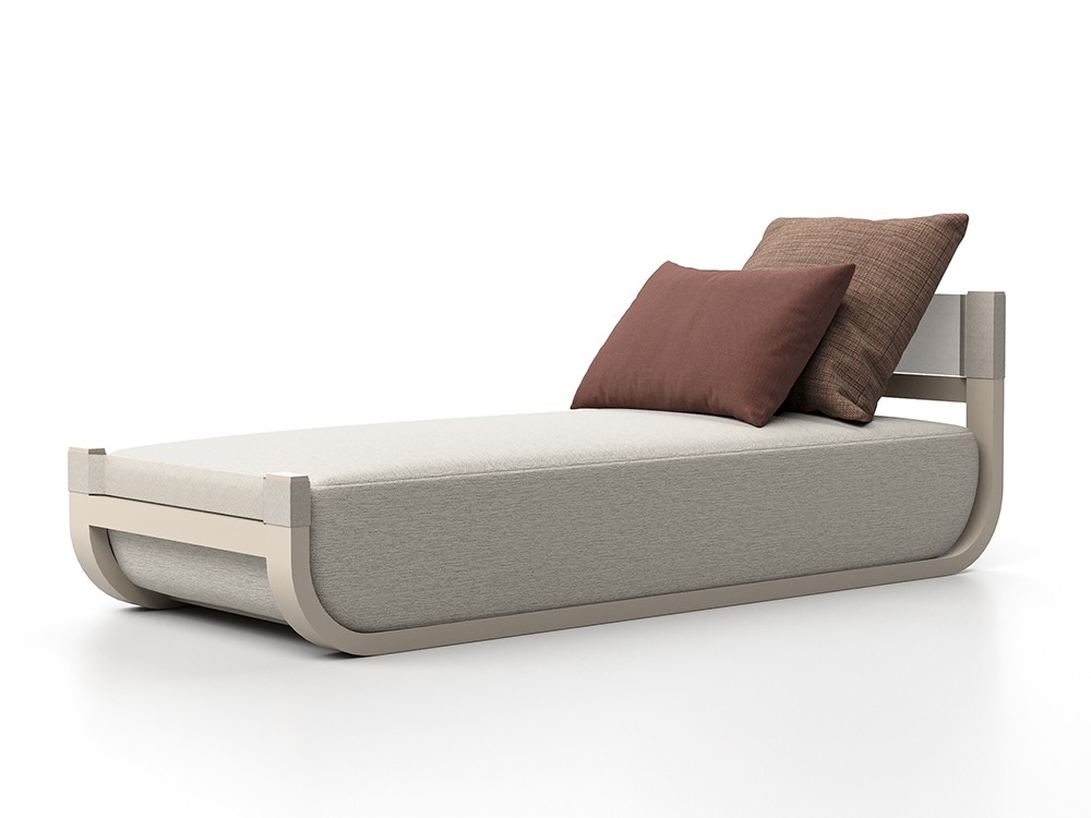 Tumbona de aluminio Ventus de SKLD muebles para terraza y jardín premium - 2