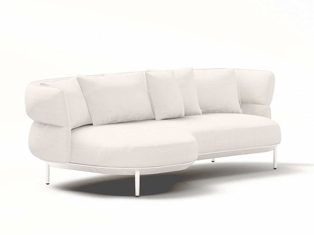 Sofá chaiselongue para jardín Amba Essences de Point muebles de exterior premium - 2