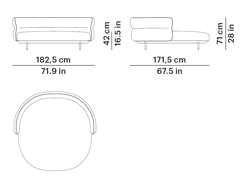 Daybed de jardín Amba Essences de Point muebles de exterior premium - 3