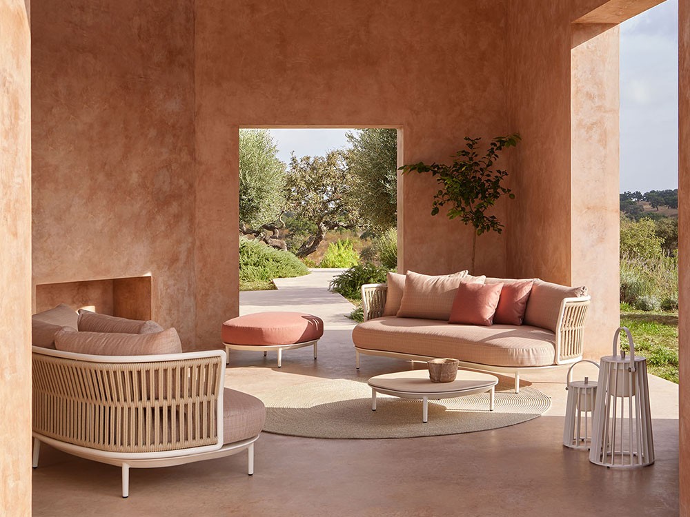 Sofá para salón exterior Amba Woven de Point muebles de jardín premium - 4