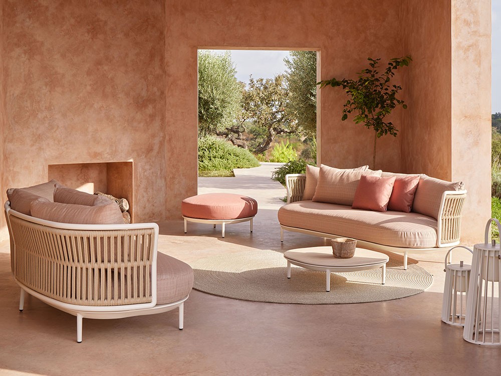 Puf para salón exterior Amba de Point muebles de jardín premium - 2