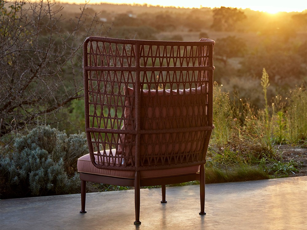 Sillón para jardín Curio Respaldo Alto de Point muebles de exterior premium - 1