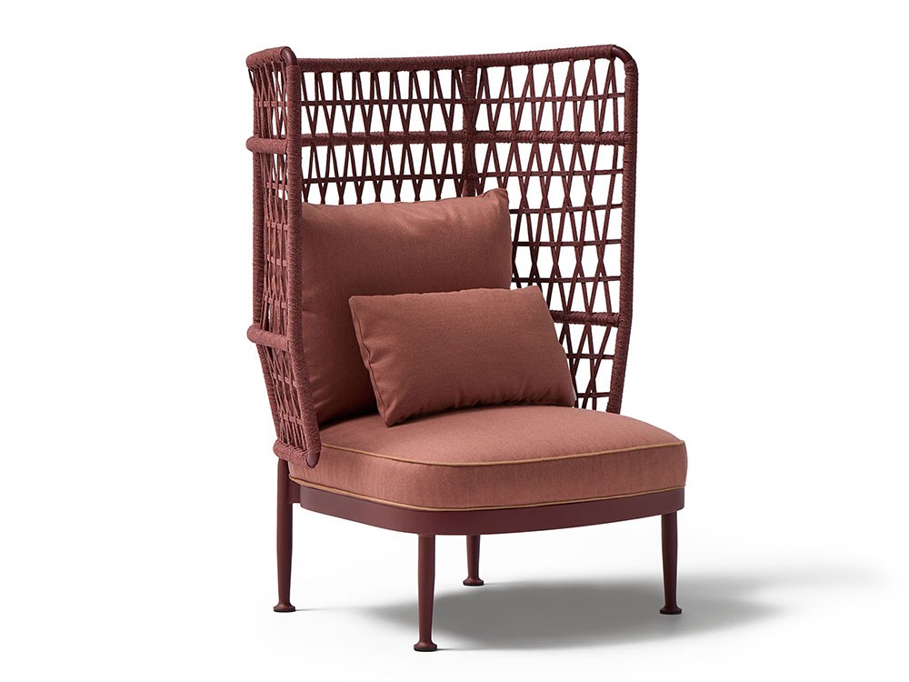 Sillón para jardín Curio Respaldo Alto de Point muebles de exterior premium - 3