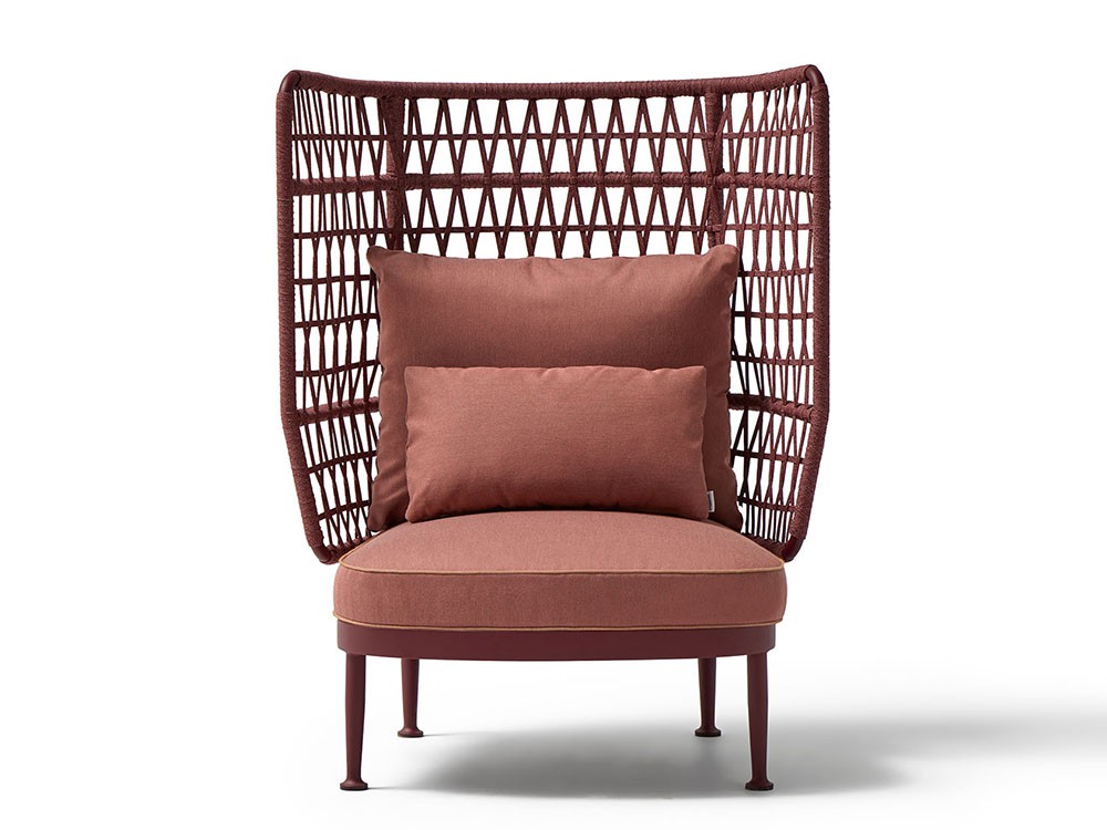 Sillón para jardín Curio Respaldo Alto de Point muebles de exterior premium - 4