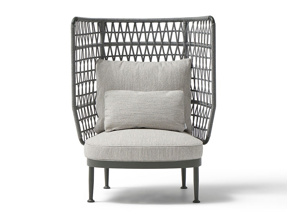 Sillón para jardín Curio Respaldo Alto de Point muebles de exterior premium - 6