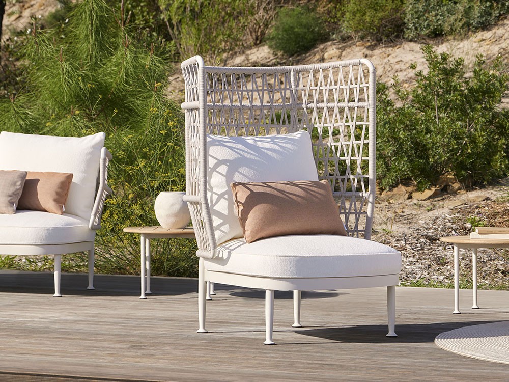 Sillón para jardín Curio Respaldo Alto de Point muebles de exterior premium - 2