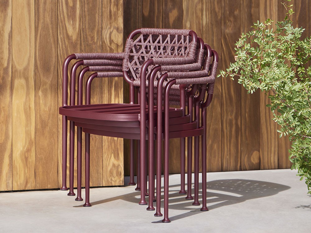 Sillón de comedor apilable Curio de Point muebles de exterior premium - 3