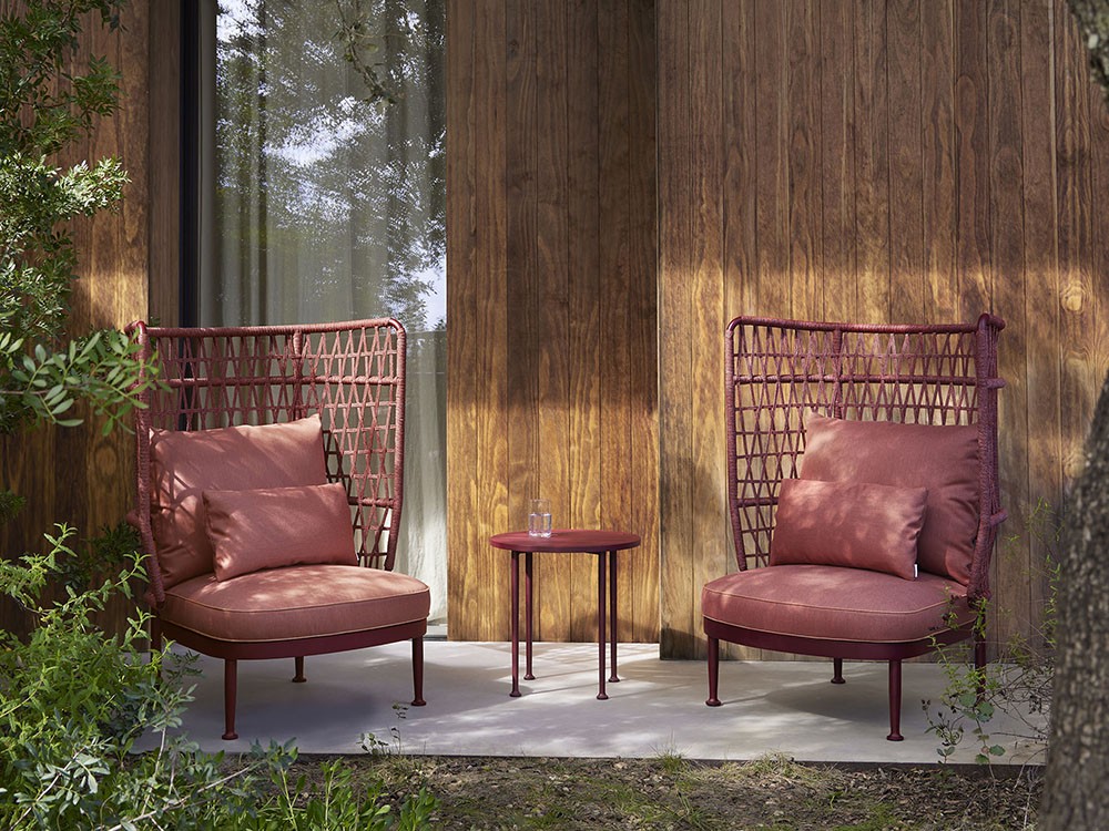 Mesa auxiliar para jardín Curio de Point muebles de exterior premium - 9