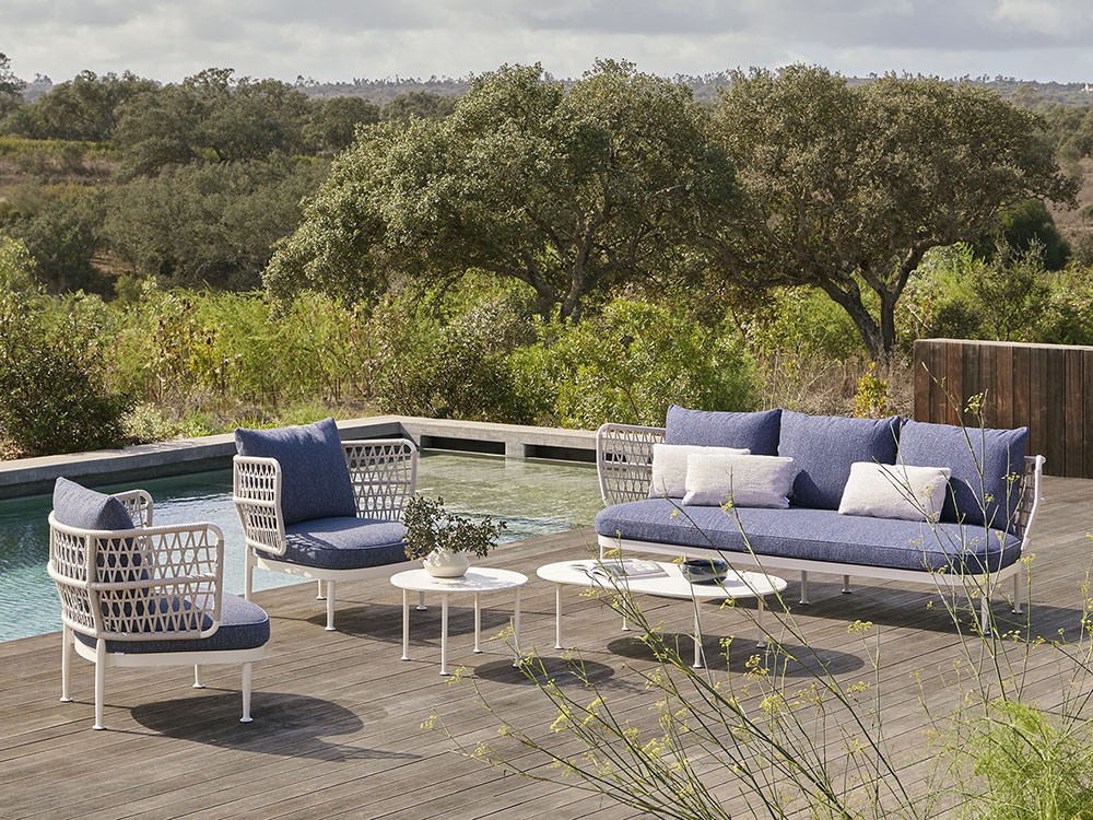 Mesa auxiliar para jardín Curio de Point muebles de exterior premium - 11