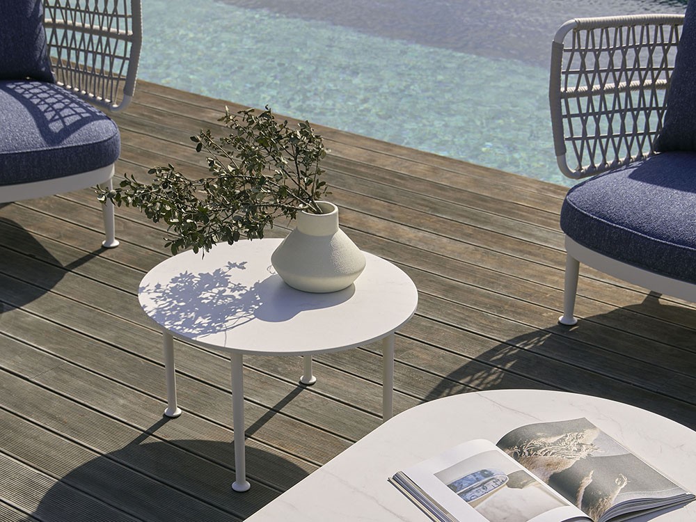 Mesa auxiliar para jardín Curio de Point muebles de exterior premium - 12