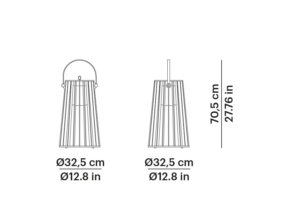 Lámpara de suelo Zuma M para jardín de Point muebles de exterior premium - 3