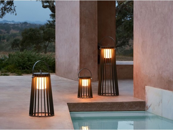 Lámpara de suelo Zuma L para jardín de Point muebles de exterior premium - 1