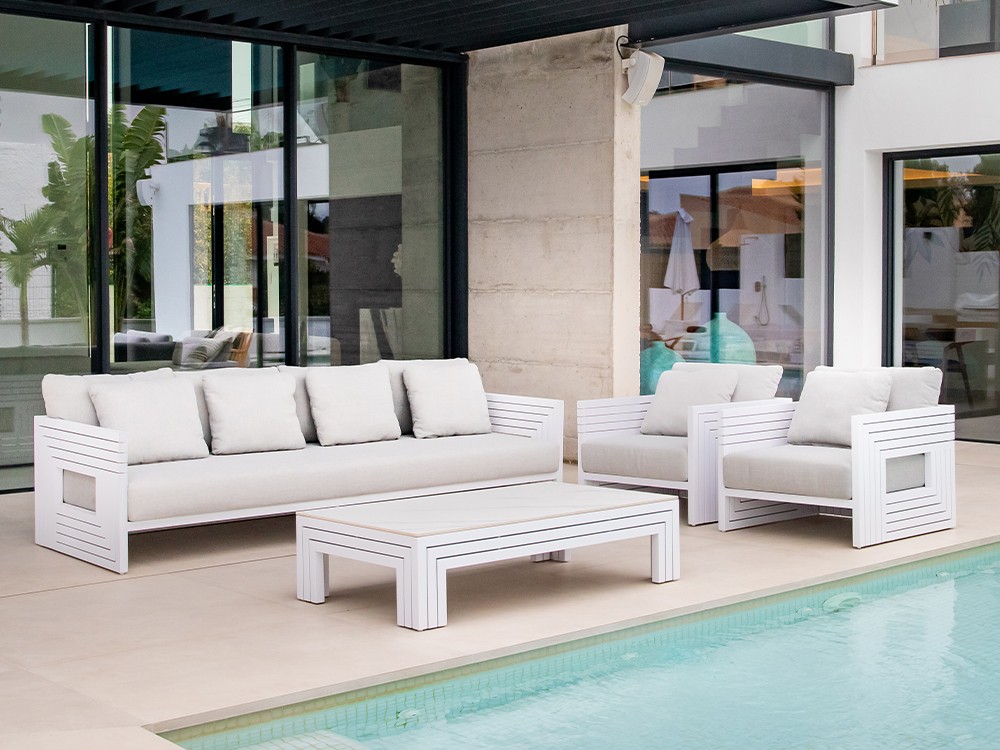 Conjunto de salón exterior Burundi de Majestic Garden - 1