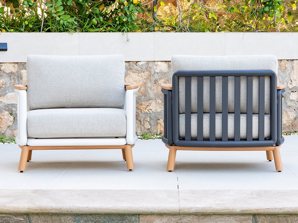 Conjunto de salón exterior de aluminio Riga Majestic Garden - 2