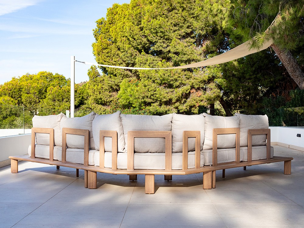 Conjunto de salón exterior de aluminio Congo de Majestic Garden - 2