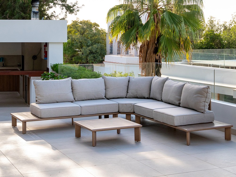 Conjunto de salón exterior de aluminio Congo de Majestic Garden - 1