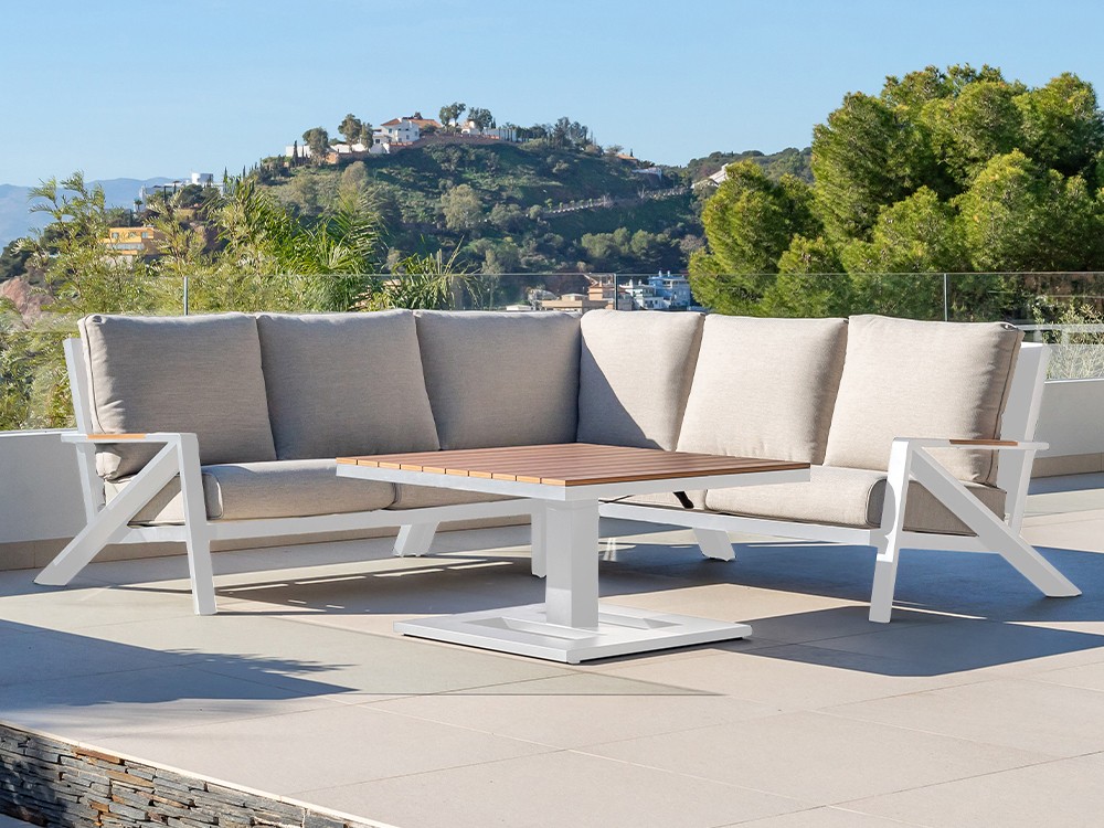 Conjunto de salón exterior Tetuán Corner de Majestic Garden - 1