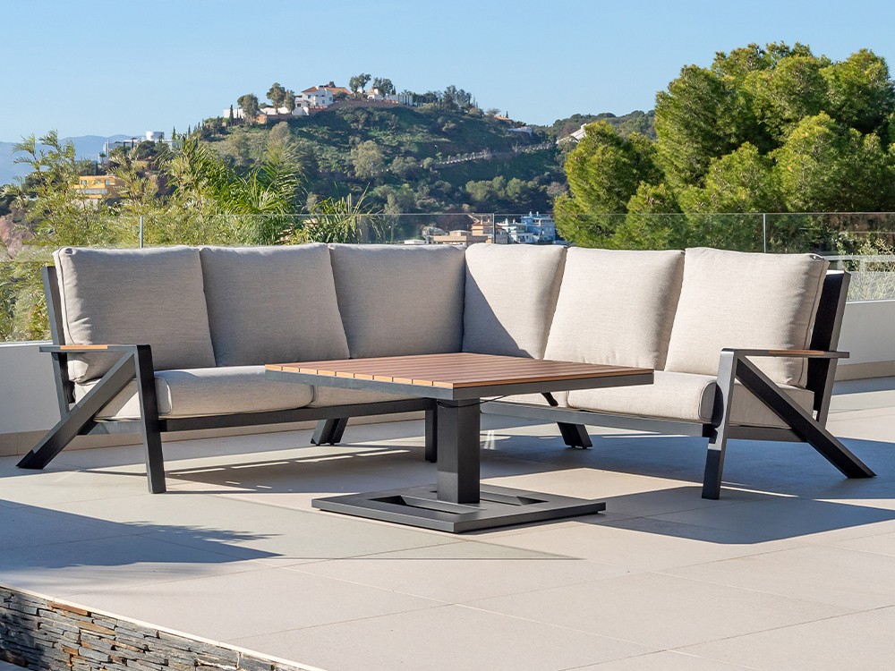 Conjunto de salón exterior Tetuán Corner de Majestic Garden - 2