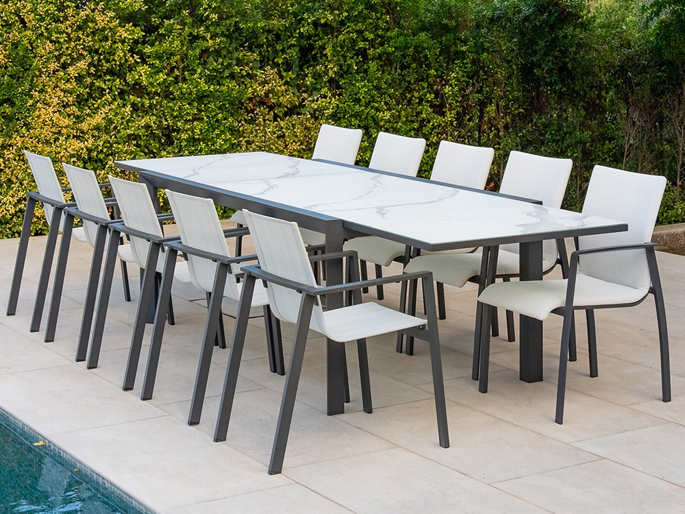 Mesa extensible para comedor exterior Volcano de Majestic Garden - 2