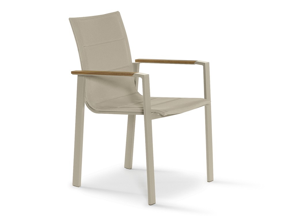 Silla apilable de aluminio Praia Arkimueble - 3